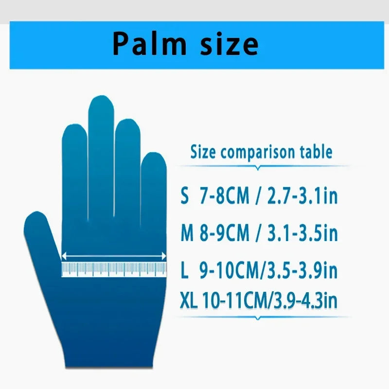 10-100PCS White Nitrile Disposable Gloves,Latex Free,Powder,Household Gloves for Cooking Food Safe Cleaning Work Glove Econic Blanks