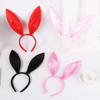 1pc sold color gingham rabbit ear headband in stock headband bunny girl hair clip Halloween rabbit headband Quick Pick Grocers