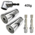 Multifunctional 7 to 19mm Magic Socket Multi Purpose Wrench Extension Rod Electric Hand Drill Screw Tool Set Quick Pick Grocers