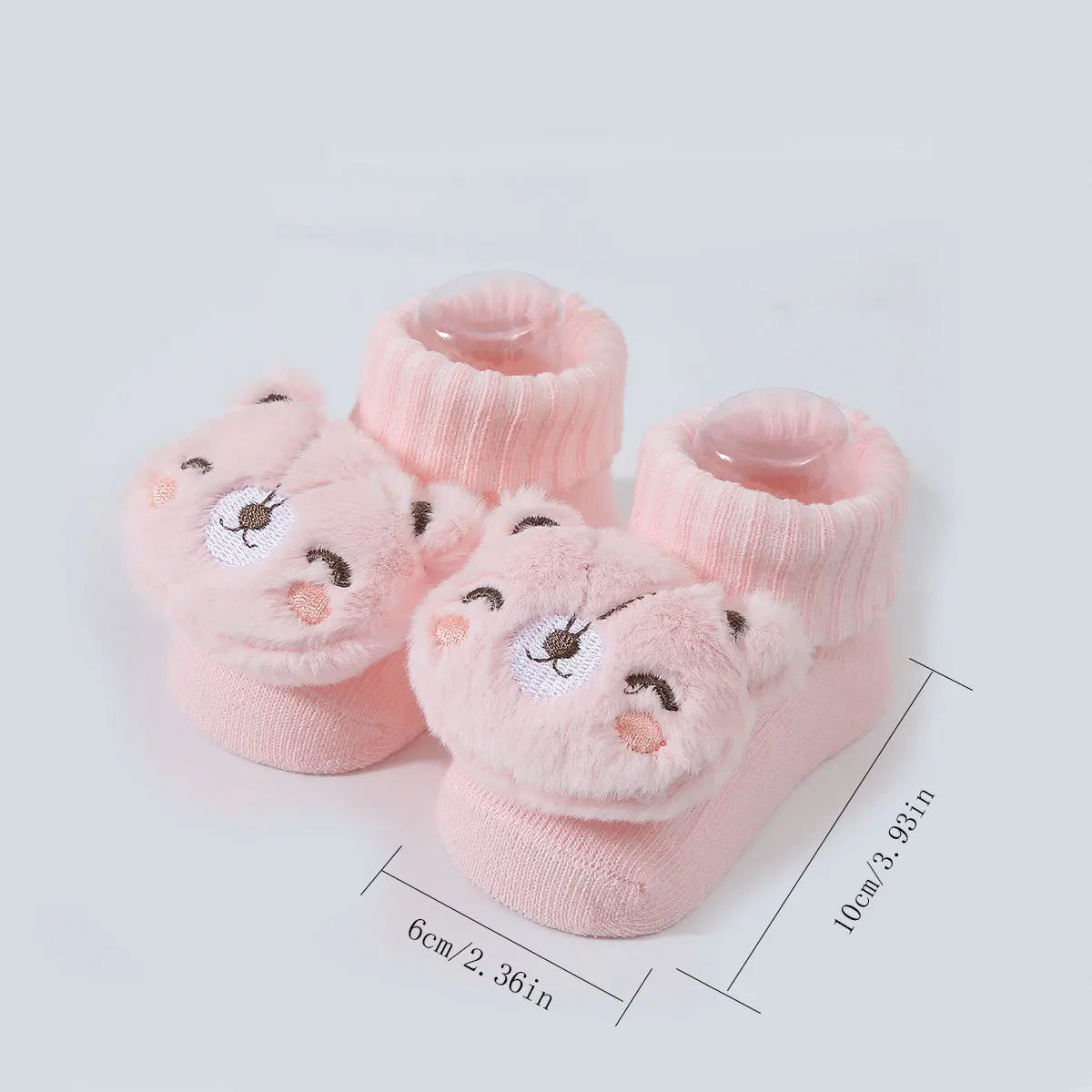 Cute Cartoon Doll Newborn Socks Spring New Baby Soft Solid Prewalker Knitted Sock For Girls Boys Infant Knitting Floor Socks Quick Pick Grocers