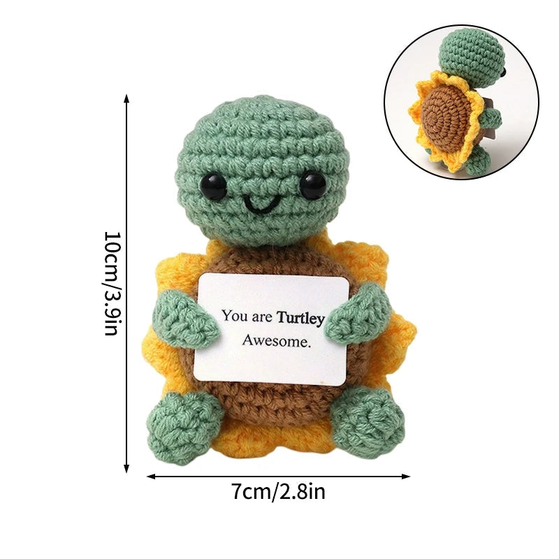 Crochet Positive Energy Doll Pocket Hug Mother's Day Gifts 2026 Handmade Knitted Ornament Handmade Crochet Doll Graduation Gifts Quick Pick Grocers