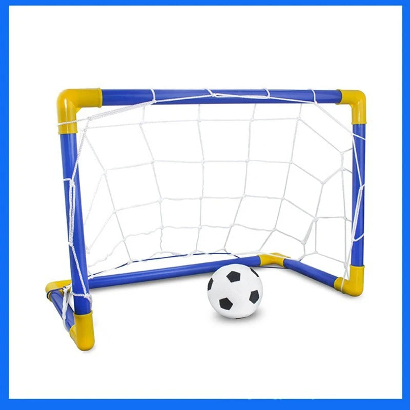 Lightweight Portable Micro Soccer Goal Set with Net Pump And Ball for Indoor/Outdoor Park And Beach Training Quick Pick Grocers