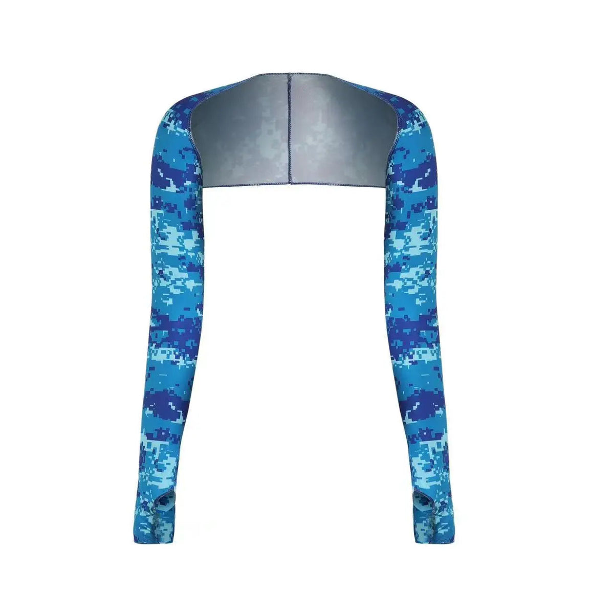 One-piece Ultra-thin Shawl Arm Sleeves Ice Silk Long Gloves Breathable Sun Protection Anti UV Hand Cover Warmer Outdoor Sports Quick Pick Grocers
