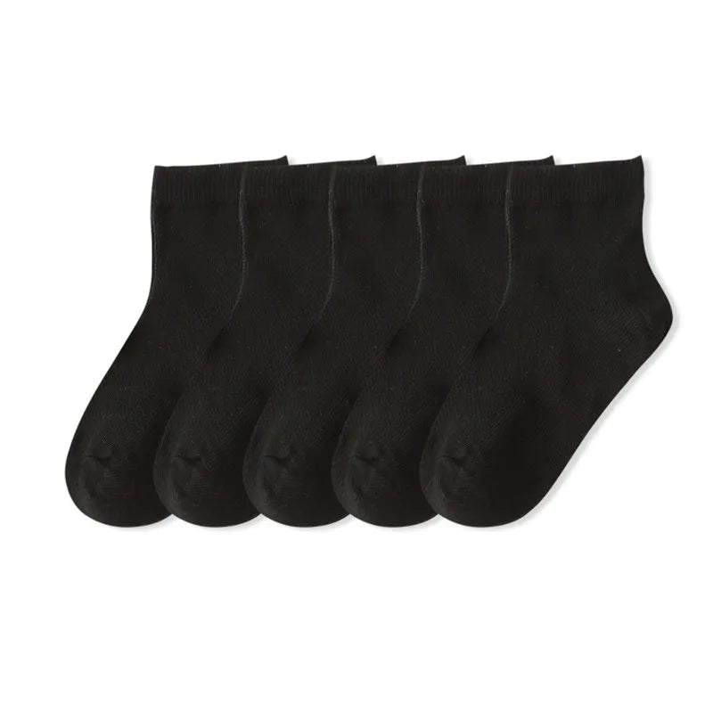 5 Pairs/Lot Children Socks Boy Girl Cotton Fashion Breathable Mesh Socks Spring Summer High Quality 1-12Years Kids Birthday Gift Quick Pick Grocers