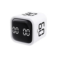 Productivity Timer Cube Timer Gravity Sensor LED Display 4Preset Productivity Time Kid Time Management Kitchen Tools Accessories Quick Pick Grocers
