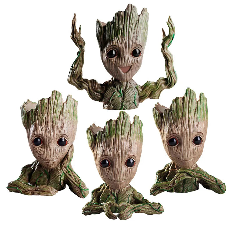 Home Decoration Groot Planter Flower Pots For Indoor Flowers Pot Tree Man Ornaments Anime Figure Statue Art Crafts Kid Men Gifts Quick Pick Grocers
