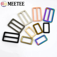 5/10Pcs 20-50mm Metal Ring Buckles for Bag Strap Tri Glide Slider Clasp Webbing Dog Belt Adjuster Hooks DIY Hardware Accessories Quick Pick Grocers