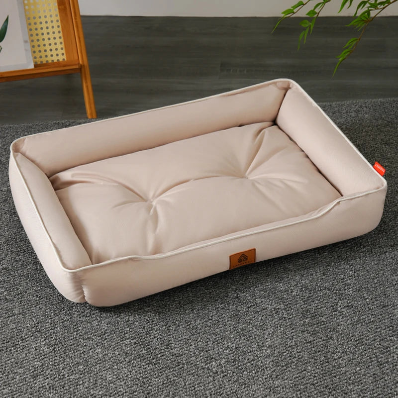 Waterproof Dog Bed 600D Oxford Pet Dogs Beds for All Seasons Thickened PP Cotton Filling Bite-resistant Pet Mat Dog Accessories Quick Pick Grocers