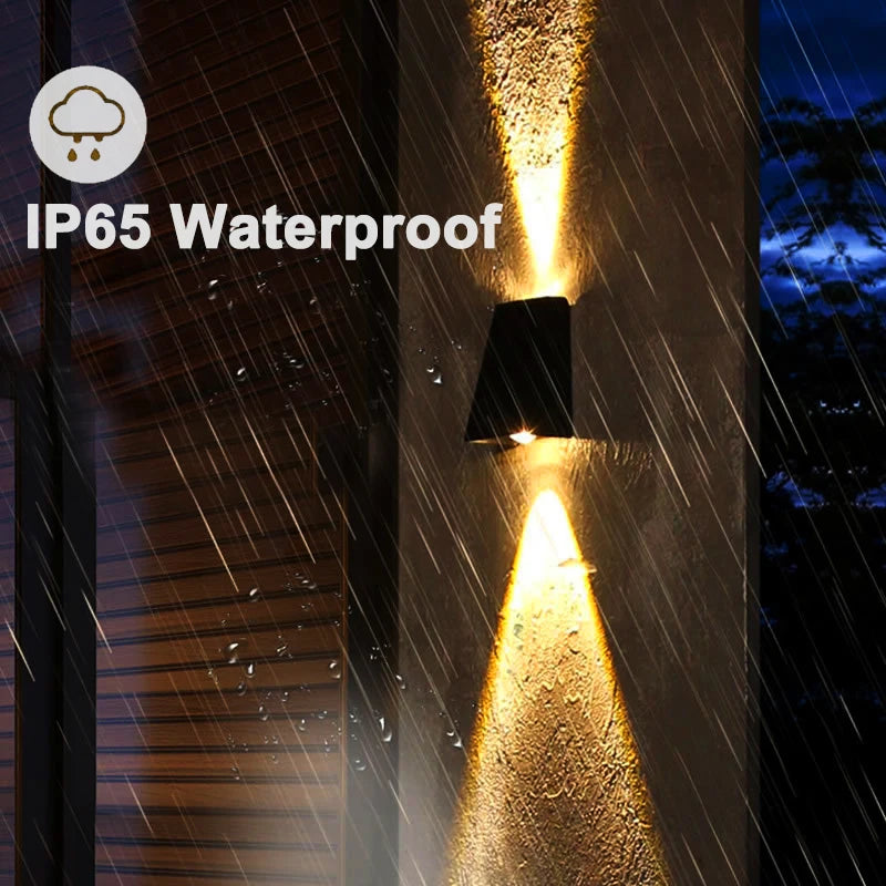 NEW Upgrade LED Outdoor Wall Solar Lights Waterproof Garden Wall Decoration Lighting For Villa Patio Stair Corridor Quick Pick Grocers