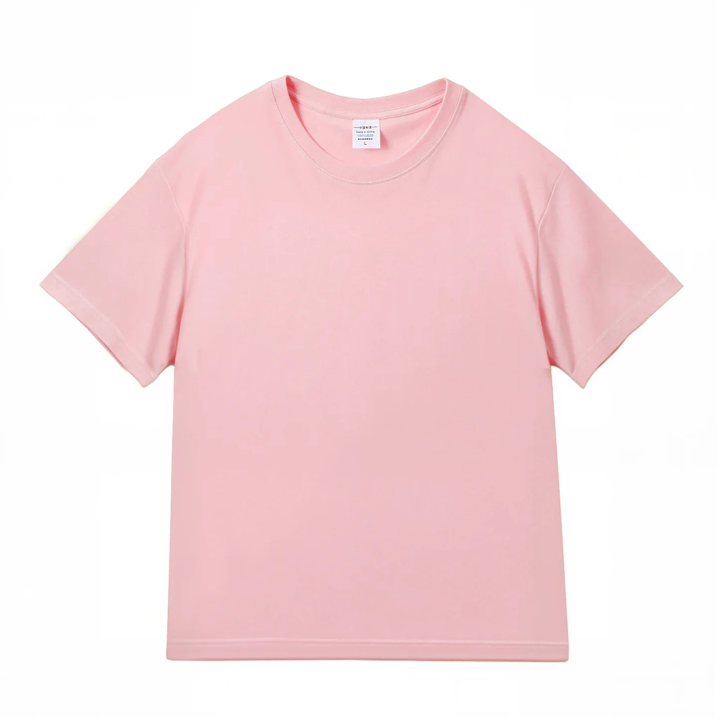 100% Cotton Five Half Sleeve Men's Women Summer T-shirt Loose Short-sleeved Casual Basic Shirt O Neck Solid Color Tops Quick Pick Grocers