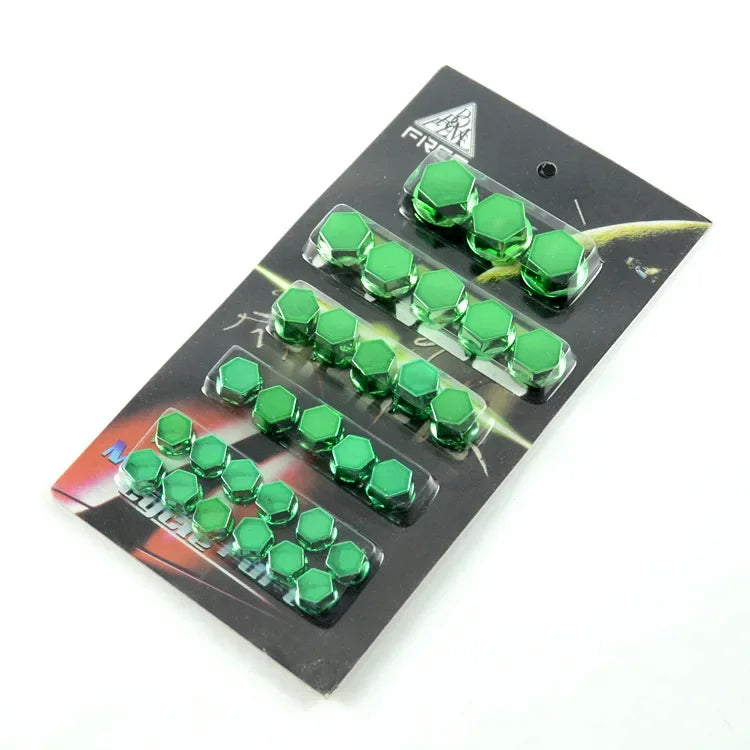 30pcs Motorcycle Screw Decoration Cover Plating Cap for Car Motor Scooters Electric Colored Nut Cover Motorcycle Accessories