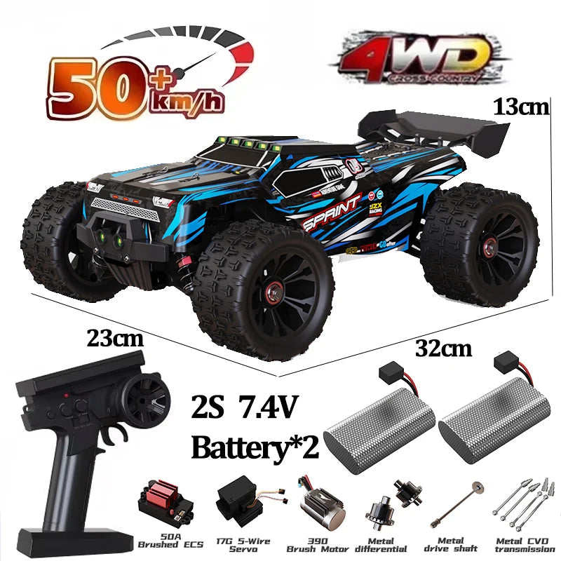 9522PRO 85KM/H High-speed RC Car Brushless Four-wheel Drive Off-road Drift 1:16 Professional Racing Car 9522 50KM/H Boy's Toy Econic Blanks