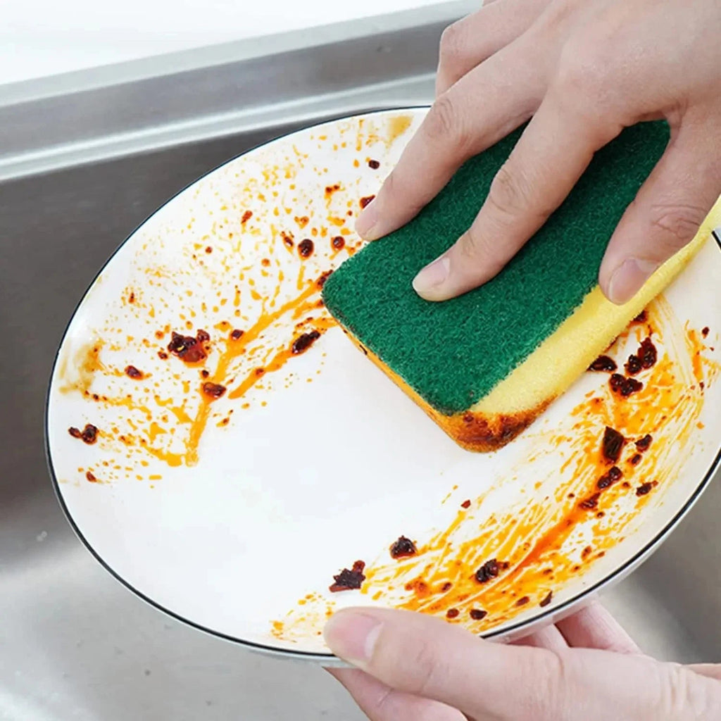 Highly absorbent double-sided sponge magic cleaning pot rust sponge cleaning brush kitchen cleaning tool Econic Blanks