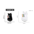 Rainbow Flag LGBT Enamel Pins Cute Black White Cat Pride Brooches Lapel Badges Cartoon Animal Jewelry Gifts for Lovers Friends Quick Pick Grocers