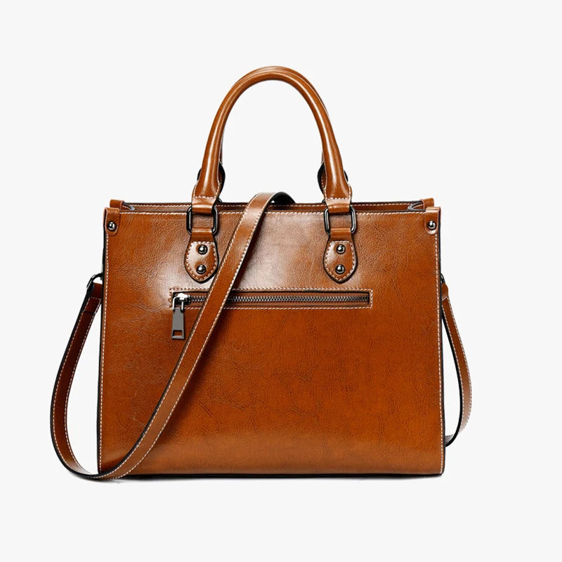 Women Handbag Cross body Shoulder Tote Bag Genuine Leather Shopping Fashion Office Female Real Cowhide Messenger Top Handle Bags Quick Pick Grocers