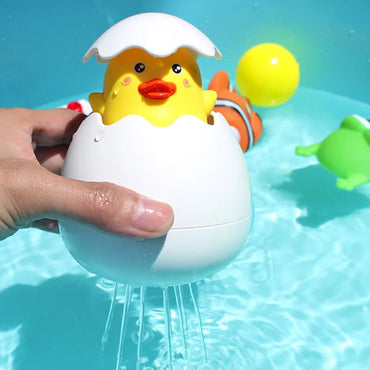 Baby Bathing Toy Kids Cute Duck Penguin Egg Water Spray Sprinkler Bathroom Sprinkling Shower Swimming Water Toys For Kids Gift Purest Peak