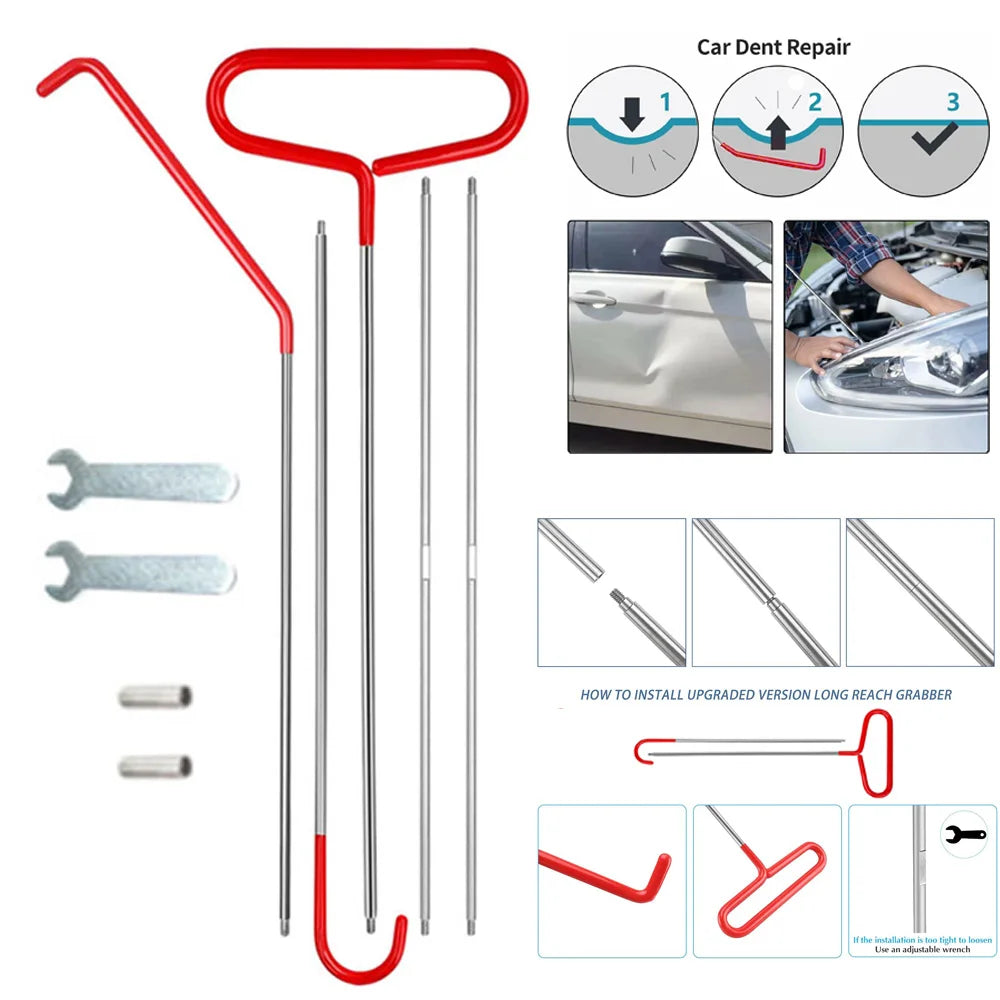 Car Window Door Emergency Open Key Lost Lock Out Unlock Auto Tools Kit Air Wedge Bag Pump Open Unlock Kit for Car Truck Quick Pick Grocers