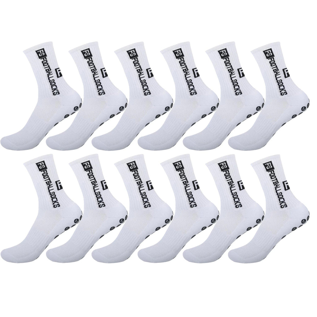 Football Socks Non Slip Grip for Men Women Basketball Baseball Soccer Cycling Running Hiking Tennis Skateboard Exercise Quick Pick Grocers