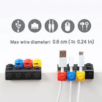 2 Sets of Modular Cable and Data Cable Organization, Modular DIY Design, Suitable for Desktop/Home Use, Desktop Organization Quick Pick Grocers