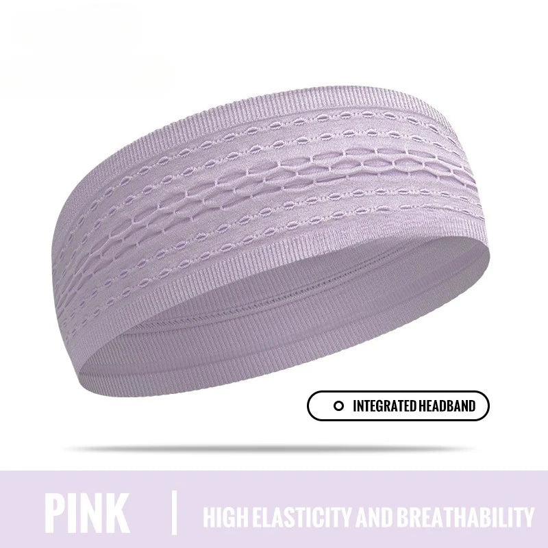 1PC Non-Slip Sport Headbands Moisture Wicking Workout Sweatband for Men & Women Fitness Running Cycling Football Yoga Hairband Quick Pick Grocers