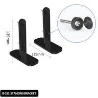 Home Study Storage Pegboard: Suitable for Displaying Figurines, Desk-Top Standing & Clip-On Storage for Furniture Items Quick Pick Grocers
