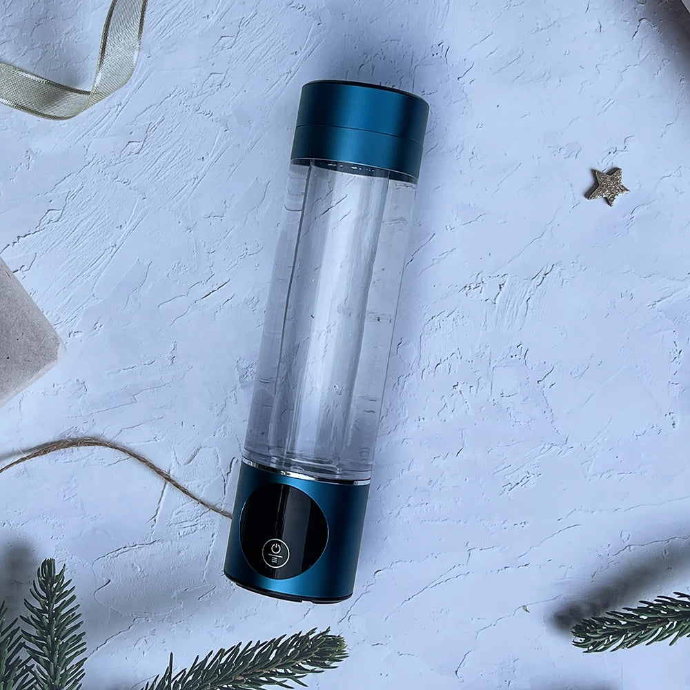 BlueVida New 8th Generation Nano Hydrogen Water Generator Bottle DuPont SPE/PEM Water Hydrogenator With H2 Inhaler-Touch Button Quick Pick Grocers