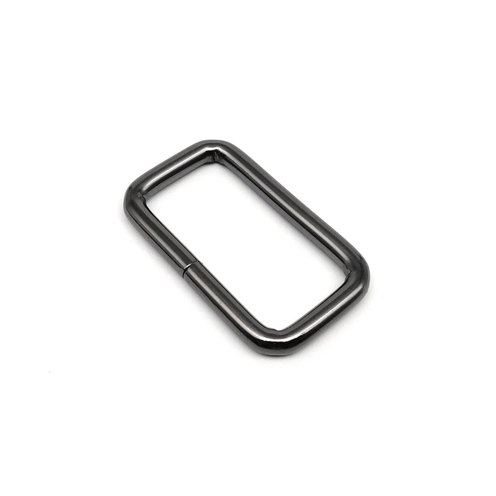 5pcs Metal Heavy Duty Thickened Leather Bag Backpack Strap Belt Web Rectangle Square Loop O D Loop Ring Buckle Clasp Repair DIY Quick Pick Grocers