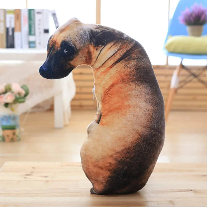 50cm 3D Dog Simulation Plush Toys Soft Pillow Lifelike Plushies Stuffed Animal Cushion Pillow for Kids Home Decor Birthday Gifts Econic Blanks