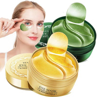 60pcs/box Gold Crystal Collagen Eye Mask Anti Dark Circles Eye Bags Firming Moisturizing Eye Patches Eyes Skin Care Products Quick Pick Grocers