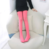 Spring/autumn candy color child tights for baby girl kids velvet white pantyhose stockings for infant student ballet dance socks Quick Pick Grocers