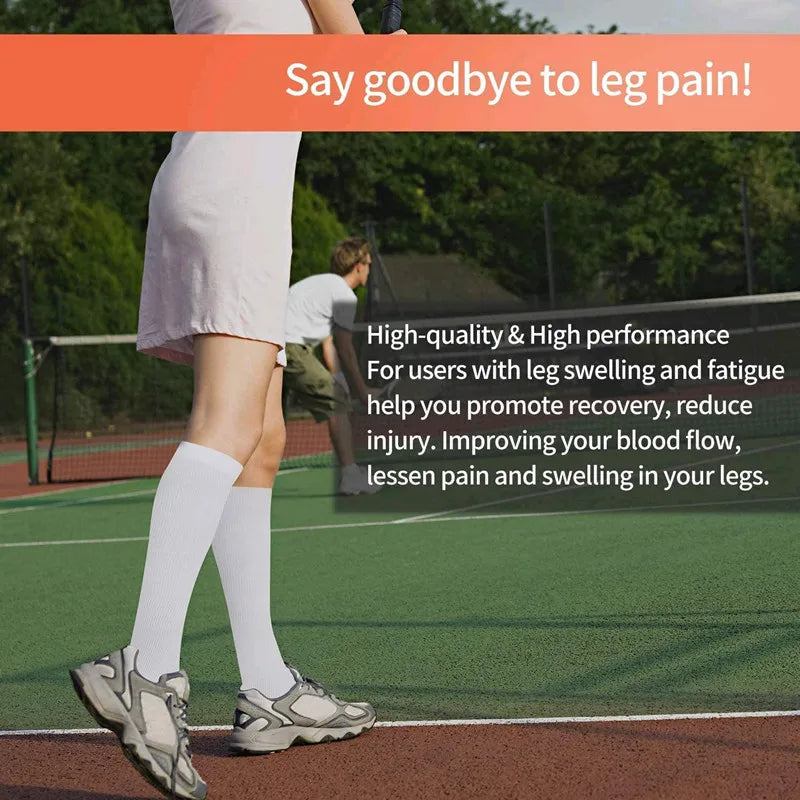 58 Styles 3 Pairs/Pack Compression Socks Knee High 30MmHg  Women Men Sports Socks Edema Diabetes Varicose Veins Running Socks Quick Pick Grocers