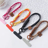 Mobile Phone Lanyard Luxury Braided Wrist Mobile Phone Lanyard Hand-held Pendant Anti-fall Multifunctional Wristband Quick Pick Grocers