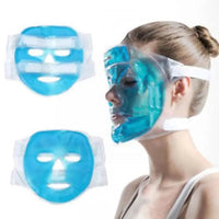 Cold Gel Face Mask Ice Compress Blue Full Face Moisturizing Cold With Relaxation Faicial Pack Face Pad Quick Pick Grocers