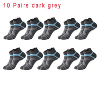 5 Pairs High Quality Socks Men Summer Outdoor Casual Cotton Socks Short Breathable Black Ankle Socks Run Sports Socks Size 38-45 Quick Pick Grocers
