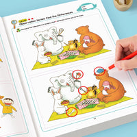 Hidden Differences Activity Book, Featuring 32 Interactive Observation Games and Memory Exercises |   Attention and Concentration Training |   Visual Perception Skills, Focused Attention Games with Numbered Pages |   Find the Quick Pick Grocers