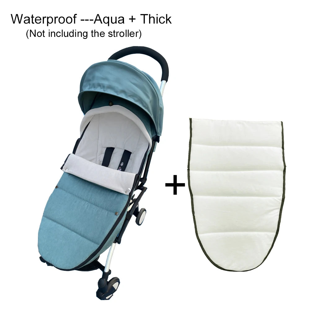 Universaln Stroller Footmuff Compatible with all YOYO Strollers and Bugaboo strollers - Windproof, Waterproof & Thermal Warm Purest Peak
