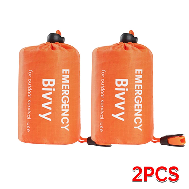 Emergency Sleeping Bag Lightweight Waterproof Outdoor First Aid Kit Waterproof Compression Backpack Hiking Camping Bedding
