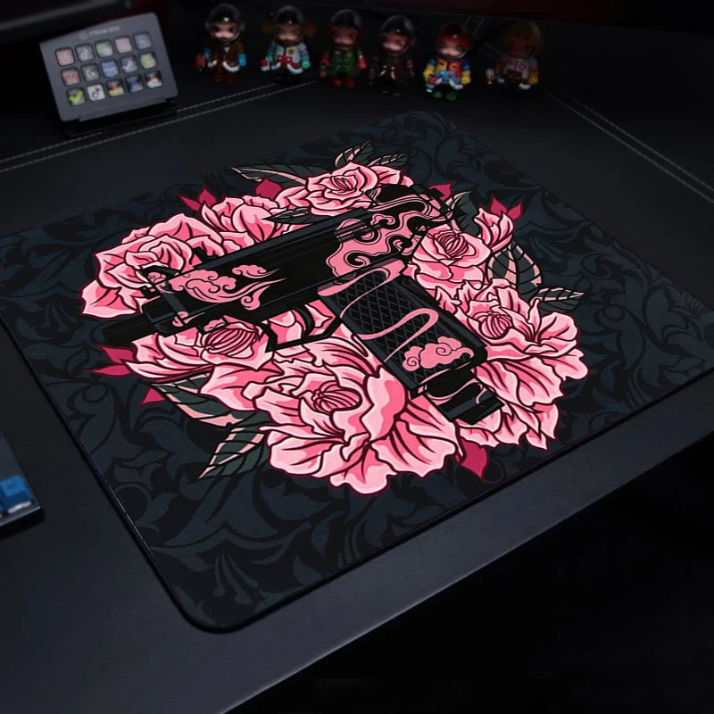E-sports Tiger Cute Small Mouse Pad Gaming Laptops Mousepad Gamer Carpet Keyboard Mat Desk Protector Anime Cartoon Mouse Pads Quick Pick Grocers