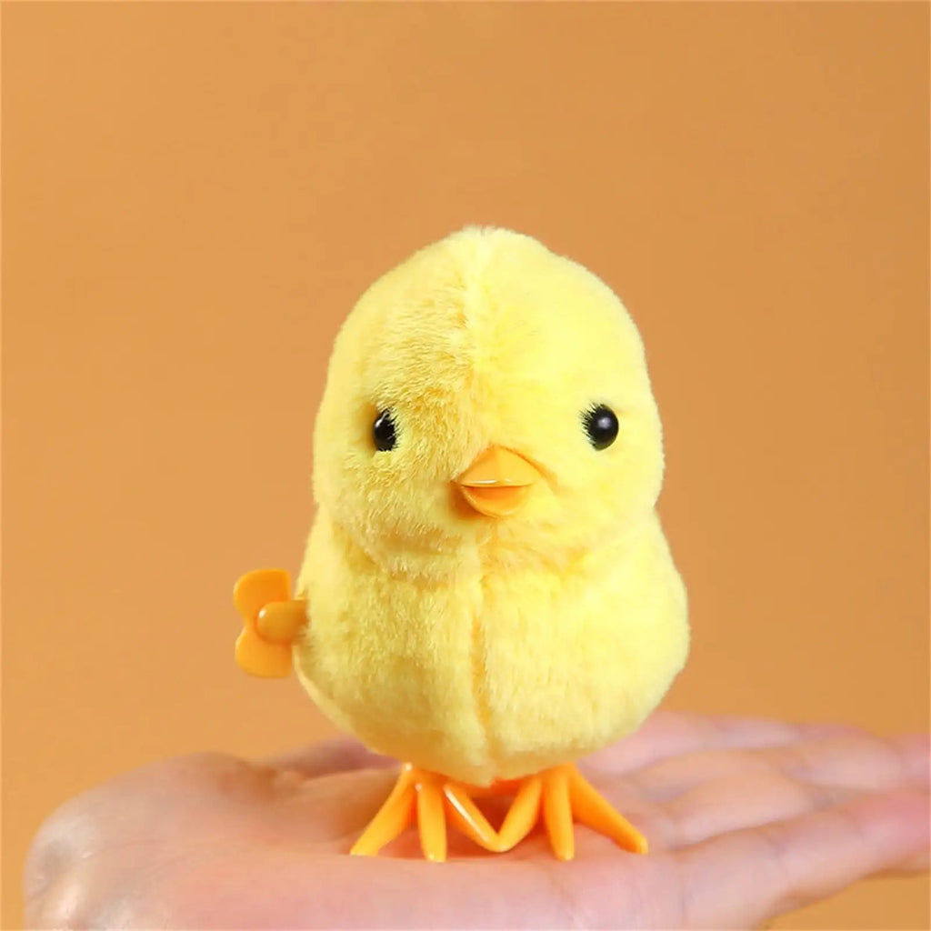 1pc Jumping Chicken Duck Toy, Simulation Plush Jumping Duck Interactive Toy, Small Animal, Birthday Gift Econic Blanks