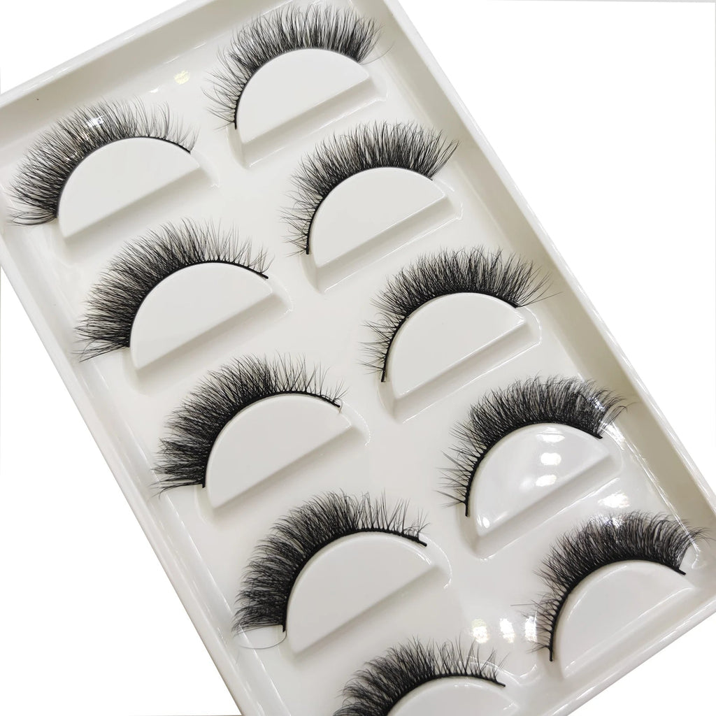 33 Style 10/50/100 Boxes 5 Pairs Natural 3D Mink False Eyelashes Makeup Fake Eye Lashes Faux Cils Make Up Beauty Tools Wholesale Purest Peak