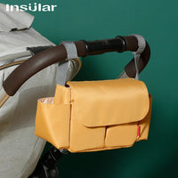 Universal Buggy Baby Pram Organizer Bottle Holder Multipurpose Baby Stroller Accessory Stroller Caddy Storage Diaper Nappy Bag Purest Peak