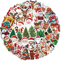10/30/50pcs Kawaii Cartoon Christmas Art Aesthetic Stickers Pack Toy Diary Laptop Scrapbook Phone Decoration Graffiti Sticker Quick Pick Grocers