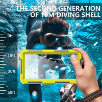 Multi-functional, durable, waterproof, 15m/50ft, universal 6.9 inch waterproof phone case, IP68, professional diving photography Quick Pick Grocers