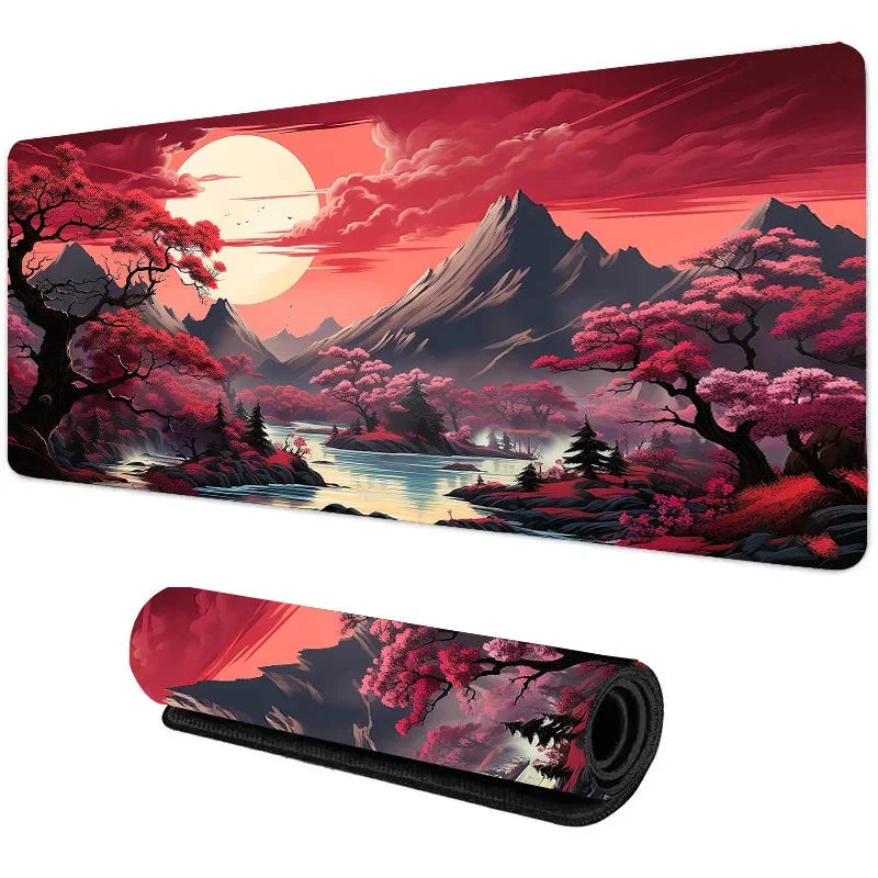 Night Moonlight large cool mouse pad laptop non-slip esports office desk mat game player mousepad mini PC desktop accessories Econic Blanks