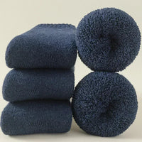 3 Pairs Men Women Wool Socks Couples Solid Winter Snow Chrismas Gift Thermal Cashmere Marino Thickened Fleece Terry Loop socks Quick Pick Grocers