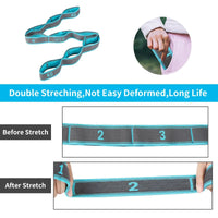 Elastic Yoga Stretching Strap with Loops, Stretch Strap for Ballet, Leg, Body, Stretch Band for Yoga, Dance, Pilates, Gymnastics Quick Pick Grocers