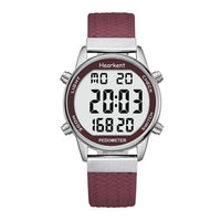Hearkent Pedometer Sport Watches Step Counter Watch Women Digital Watches Calories Mile Stopwatch Countdown for Walking Tracker Quick Pick Grocers