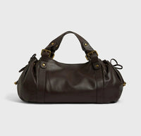 Women's Crossbody Simple Handbag Commuter Shoulder Boston Bag Stylish Versatile Work Bag Soft Polyester Interior Quick Pick Grocers