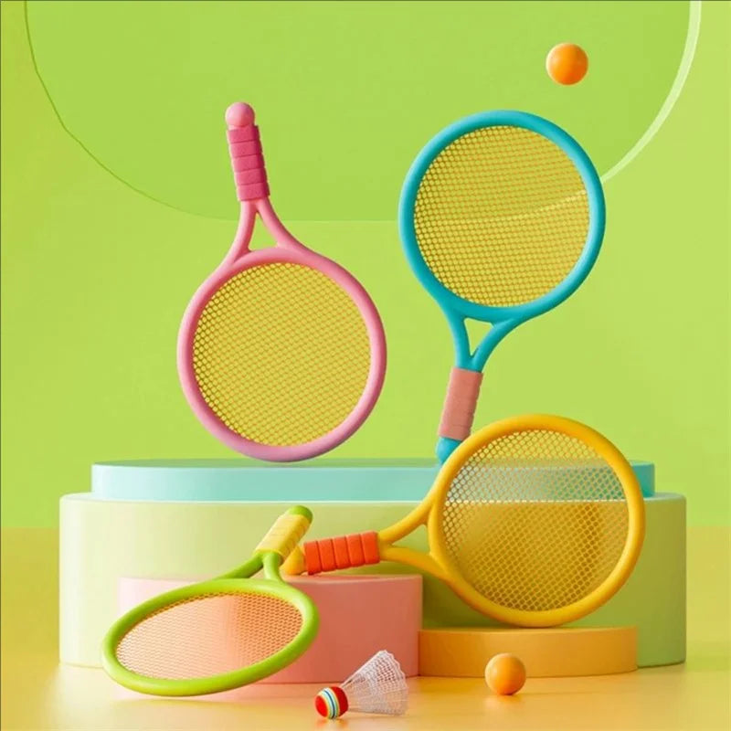 Children's badminton tennis racket exercise reaction ability beginners family outdoor beach tennis kindergarten baby parent-chil Quick Pick Grocers