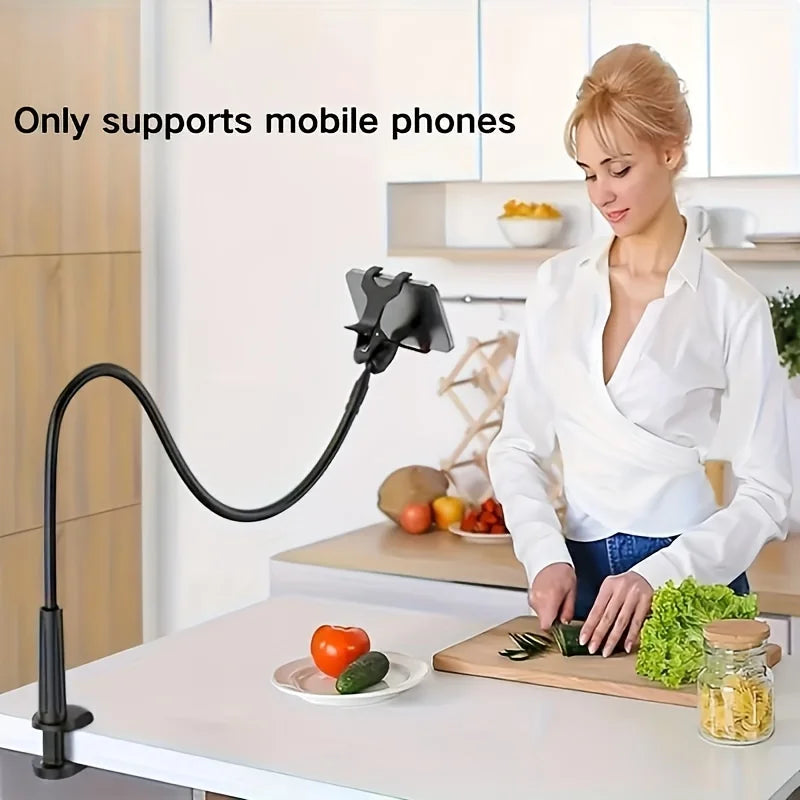 Universal Bedhead Lazy Stand Telescopic Spiral Stand Multi Functional Phone Stand 360 ° Rotation Quick Pick Grocers